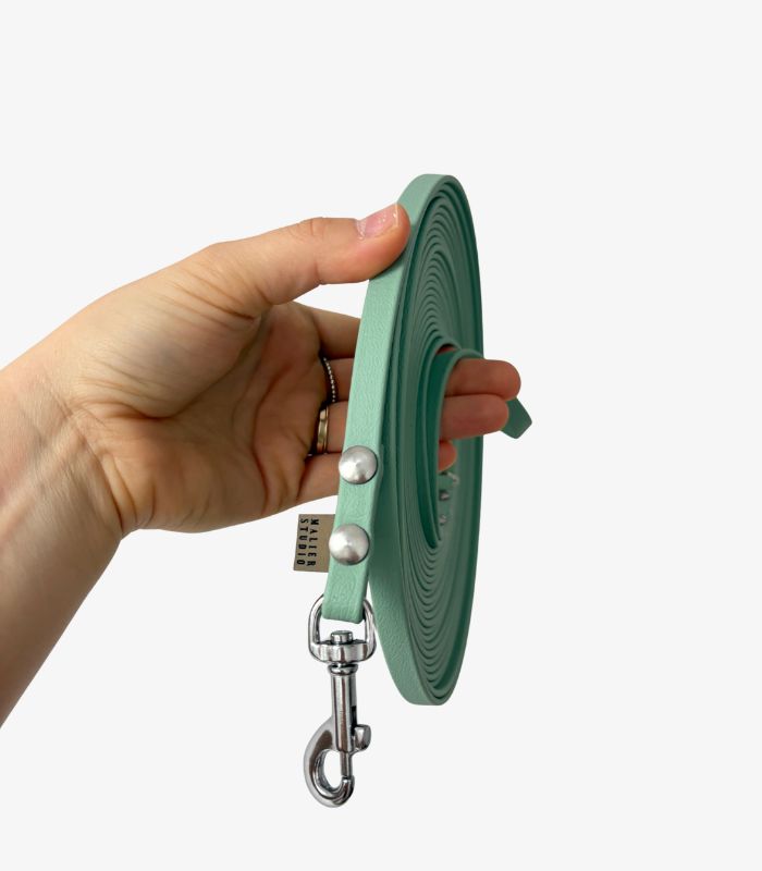 linka treningowa biothane szałwia