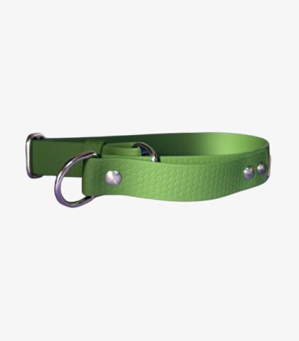 Obroża półzaciskowa Hexa - ciemnozielona