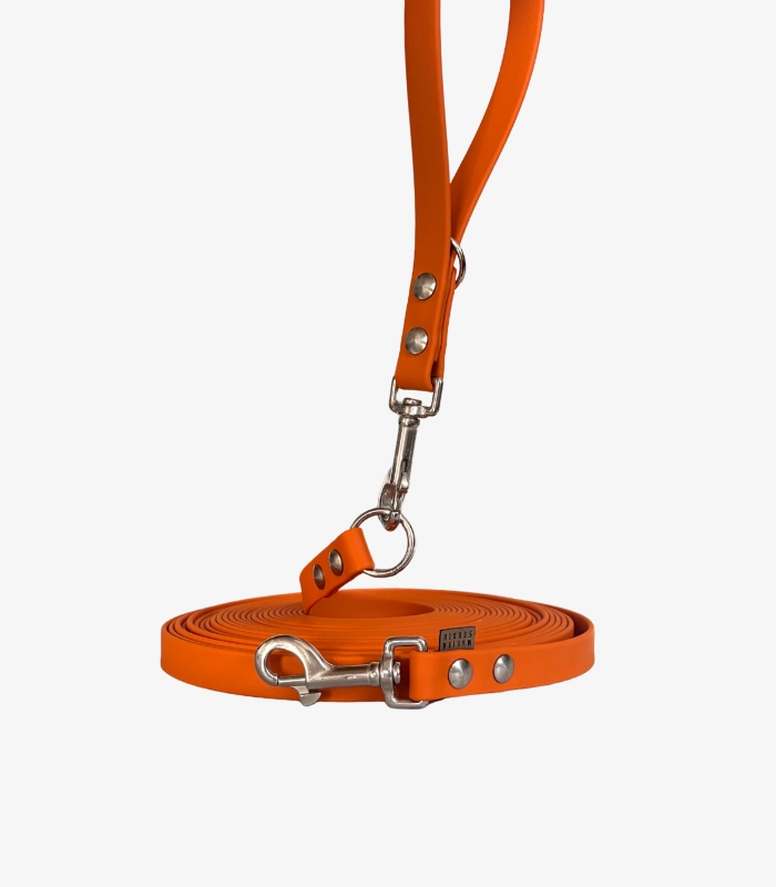 linka treningowa biothane pomaranczowa orange