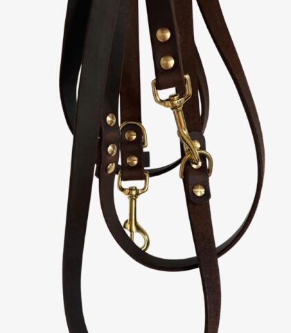 smycz skórzana dla psa