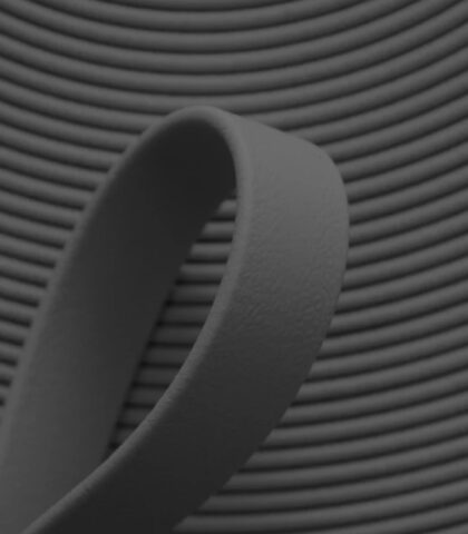 Linka treningowa BioThane® Dark Gray